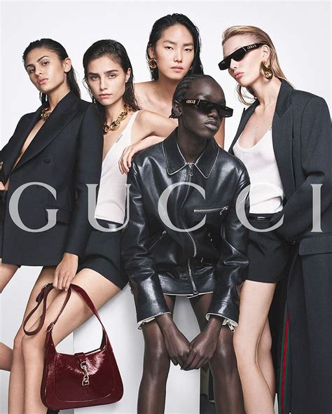 black gucci model|famous Gucci models.